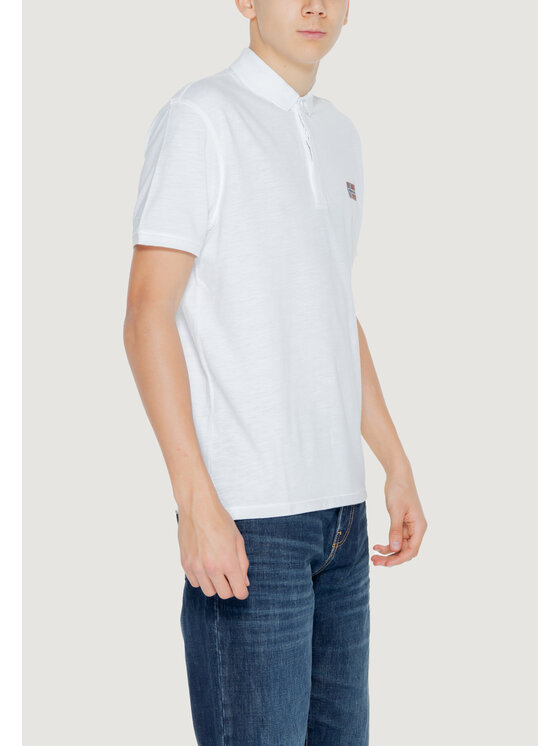 Napapijri Napapijri Polo EBEA 2 Bianco Casual Fit