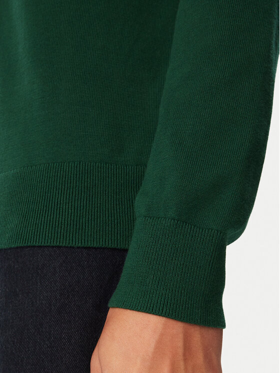Tommy Hilfiger Tommy Hilfiger Sweter Essential Ssnl MW0MW39999 Zielony Regular Fit