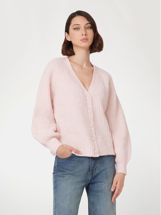 Guess Guess Sweter 170577 Różowy Classic Fit