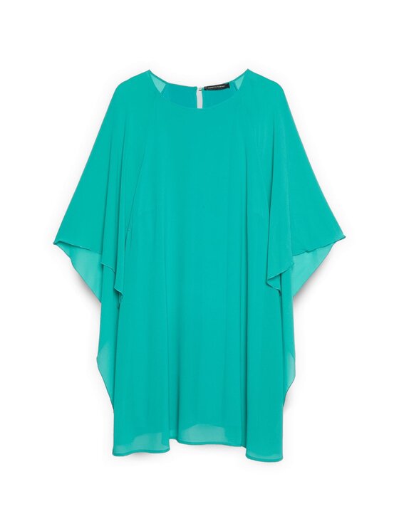 Fiorella Rubino Fiorella Rubino Sukienka codzienna 7023T001873N025 Turkusowy Over Fit