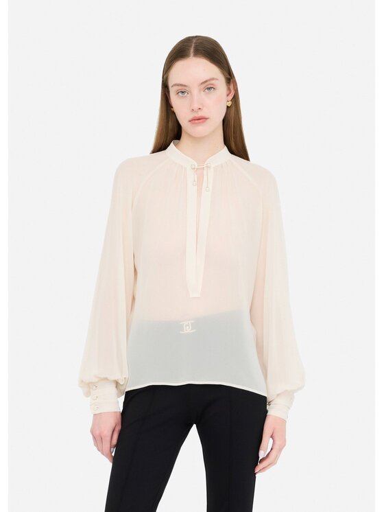 Liu Jo Liu Jo Blusa CF5303TS869X0726 Bianco Loose Fit