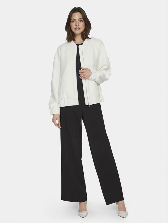 Vila Vila Bunda bomber Lyra 14088154 Écru Regular Fit
