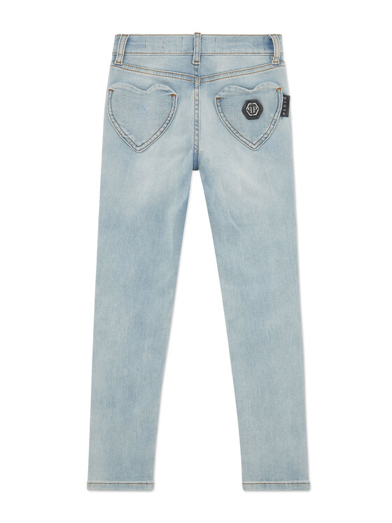 PHILIPP PLEIN PHILIPP PLEIN Džegínsy 20161 Modrá Comfort Fit