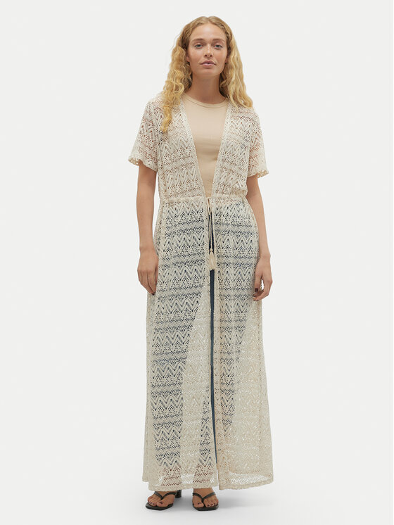 Vero Moda Vero Moda Kardigán Maya 10304466 Bézs Regular Fit