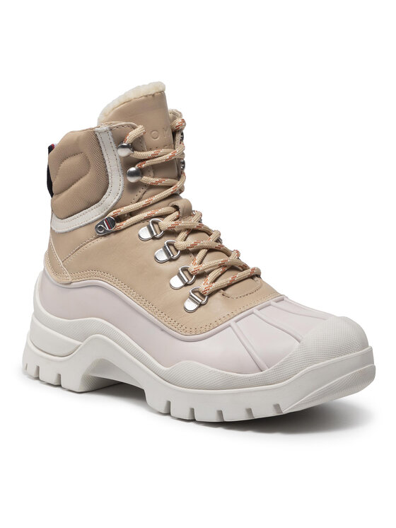 Botine Tommy Hilfiger Warmilined Outdoor Boot FW0FW05973 Bej