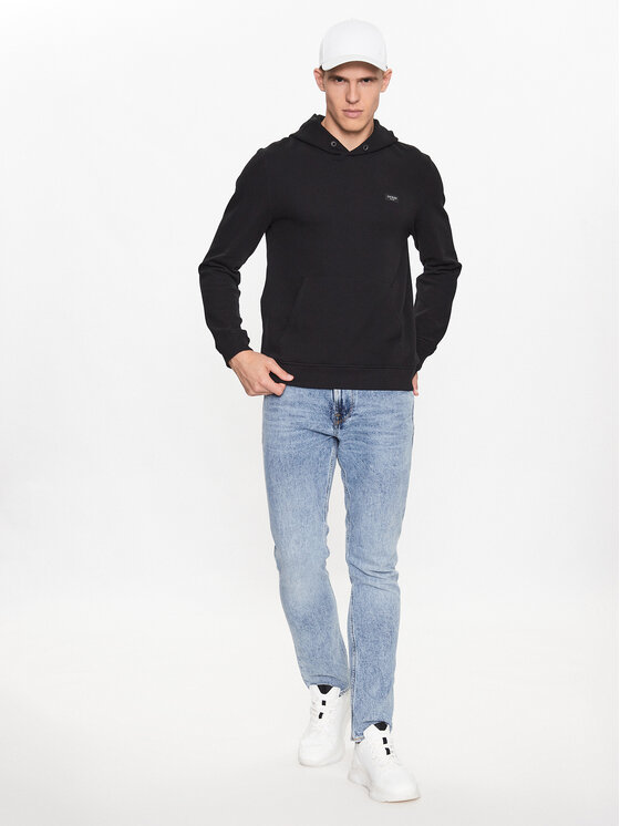 Guess Guess Bluza M3YQ10 KBTP1 Czarny Regular Fit