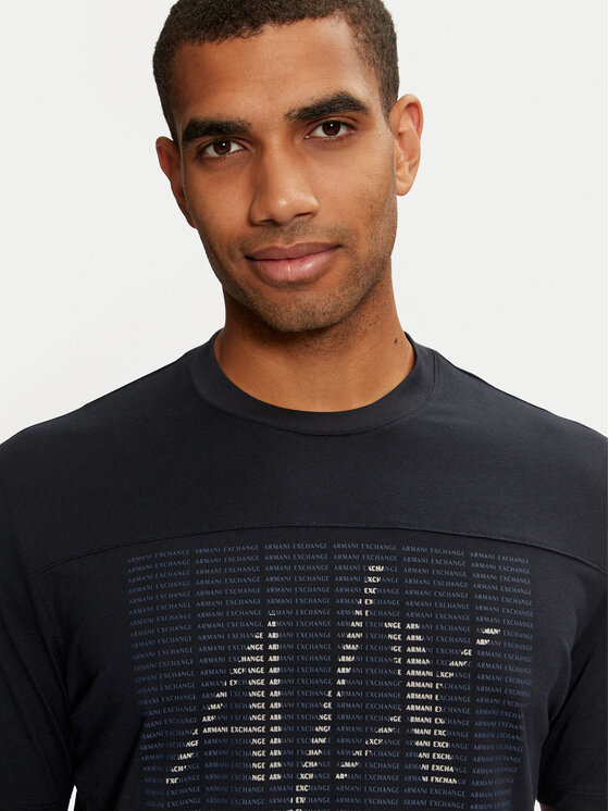 Armani Exchange Armani Exchange Футболка 6DZTJD ZJBYZ 1510 Cиній Regular Fit
