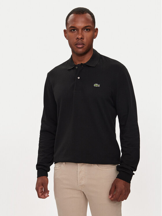 Lacoste Polokošeľa L1312 Čierna Classic Fit