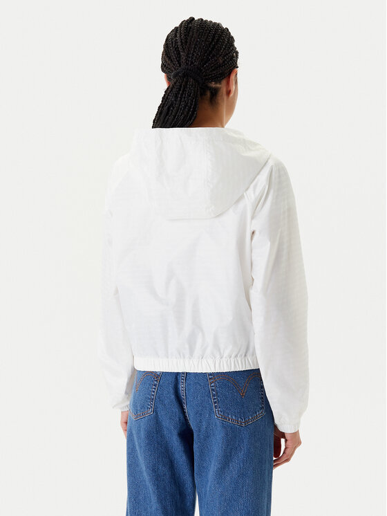 Tommy Jeans Tommy Jeans Jakna protiv vjetra Jacquard DW0DW20952 Écru Relaxed Fit