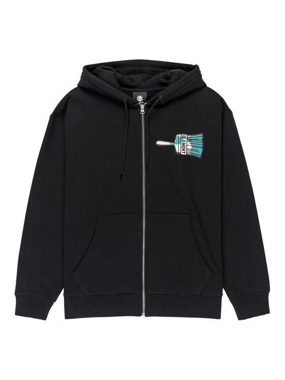 Element Element Bluză Paint Brush ELYSF00310 Negru Relaxed Fit
