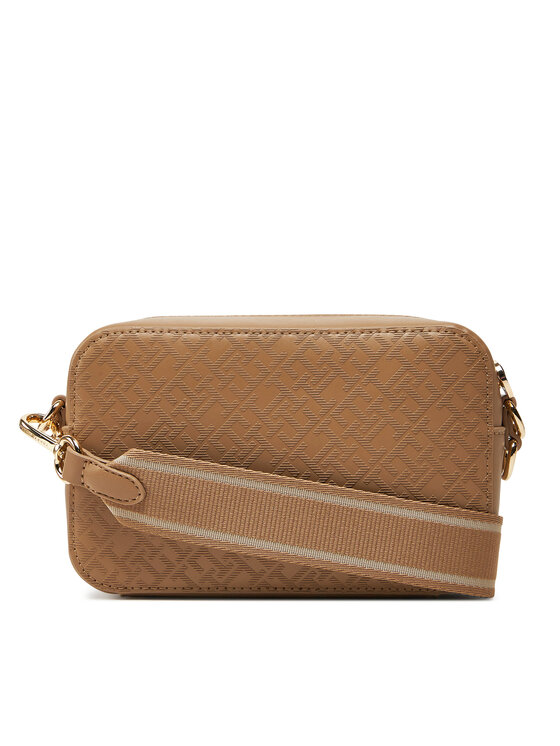 Tommy Hilfiger Tommy Hilfiger Torbica Th Distinct Camera Bag Mono AW0AW17221 Smeđa