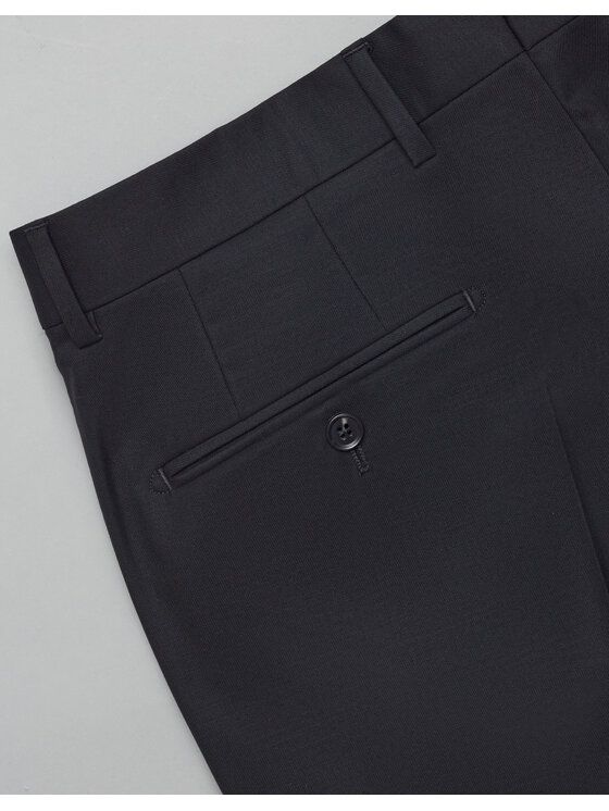 Borgio Borgio Spodnie garniturowe rosolini Granatowy Slim Fit