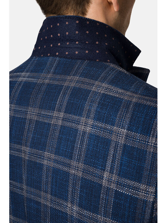 Lancerto Lancerto Marynarka Nebraska MA131123000018 Granatowy Slim Fit