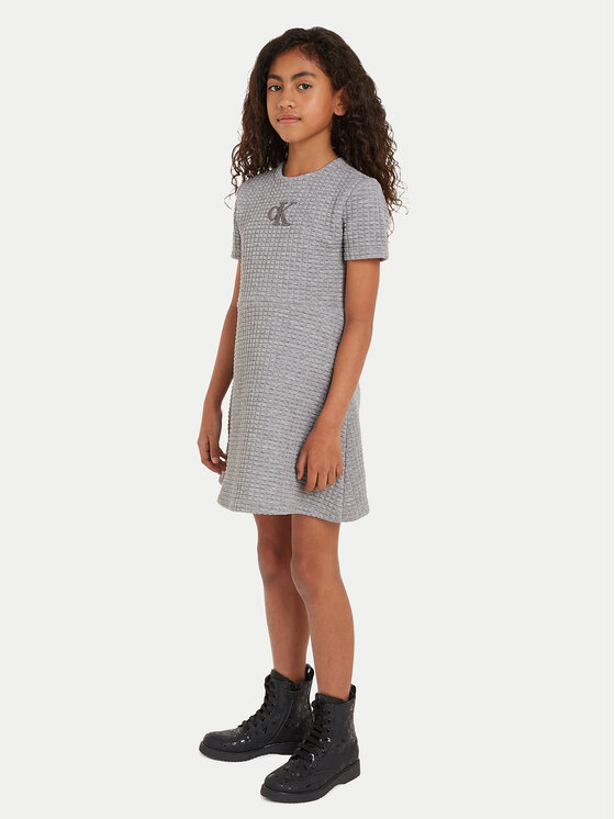 Gyerek Hétköznapi ruha Calvin Klein Jeans, Méret: 10Y, Szürke, IG0IG02585