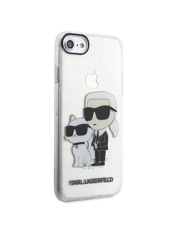 KARL LAGERFELD KARL LAGERFELD Etui na telefon Glitter Przezroczysty
