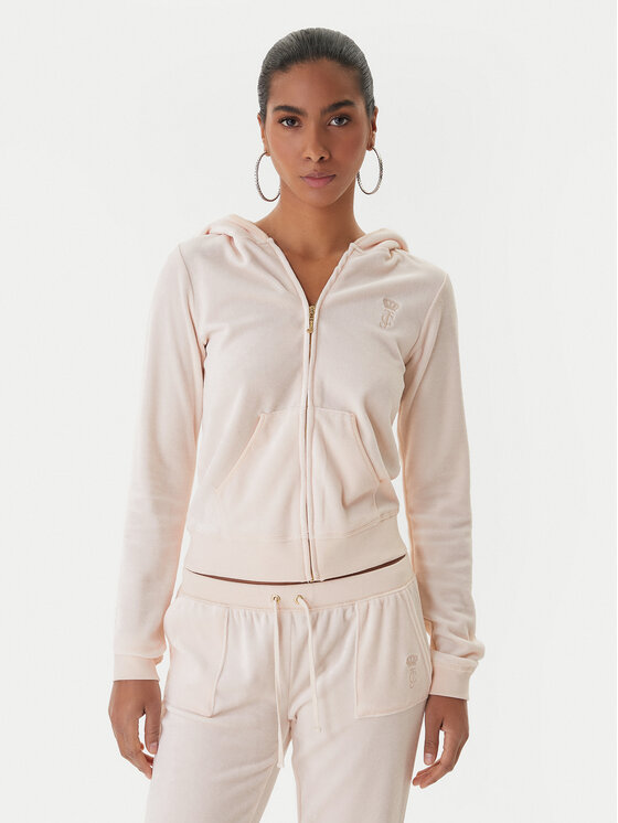 Juicy Couture Bluză Robyn JCSEBJ007G Roz Slim Fit