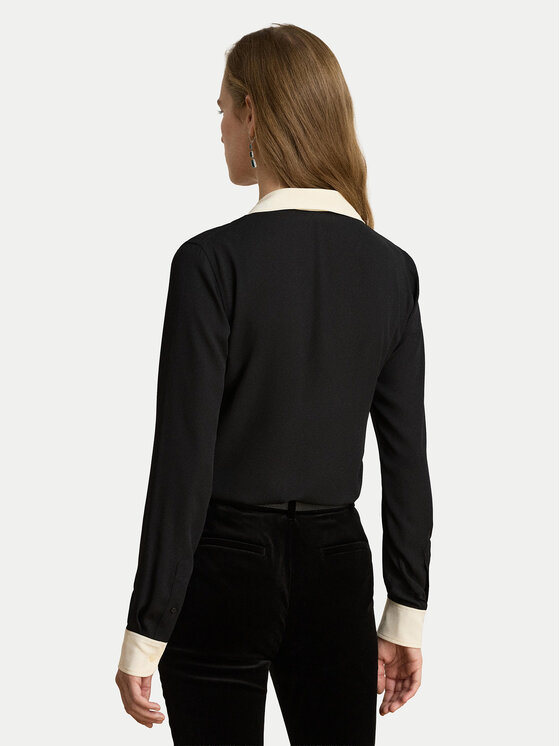 LAUREN RALPH LAUREN LAUREN RALPH LAUREN Риза 200968762001 Черен Classic Fit