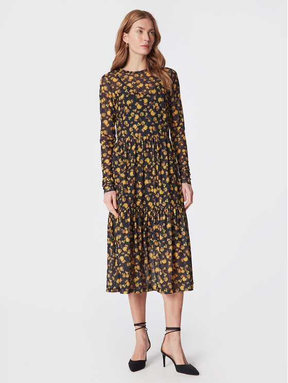 Tommy Hilfiger Tommy Hilfiger Kasdieninė suknelė WW0WW37103 Tamsiai mėlyna Regular Fit