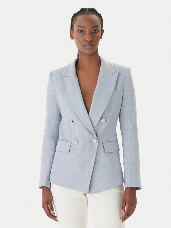 Marella Marella Сако Bussola 2613041181 Светлосиньо Regular Fit