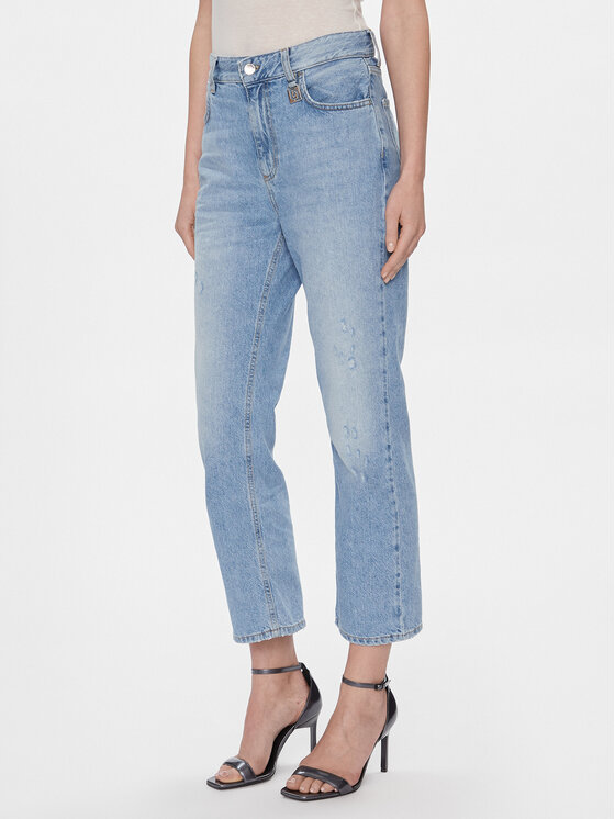 Liu Jo Džínsy UA4156 D4666 Modrá Boyfriend Fit