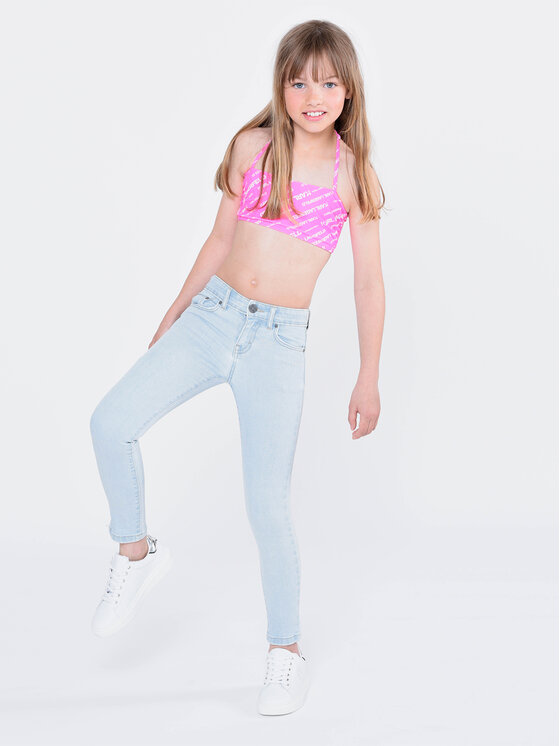 Karl Lagerfeld Kids Kopalni kostum Z10162 S Roza