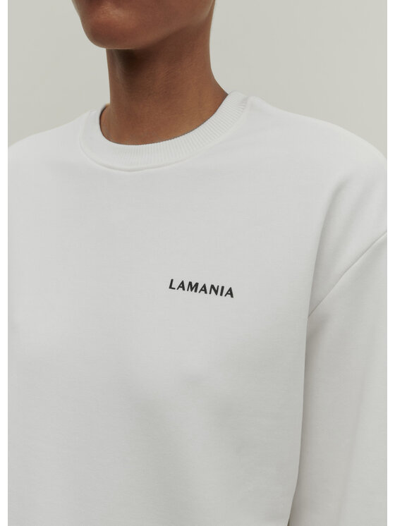 La Mania La Mania Felpa BRUX 3 Bianco Classic Fit