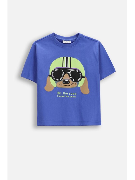Coccodrillo Coccodrillo T-Shirt WC6143205HBK-014 Niebieski Regular Fit