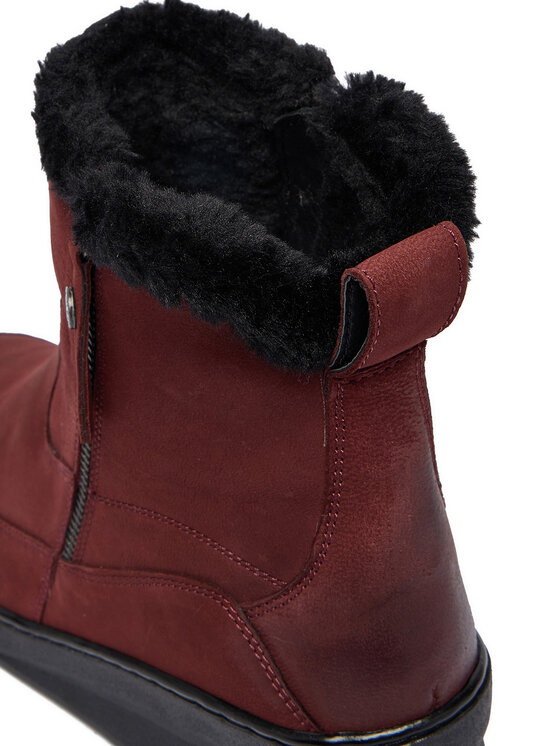 Go Soft Go Soft Stiefeletten CEO-WI23-NUREN-01 Dunkelrot
