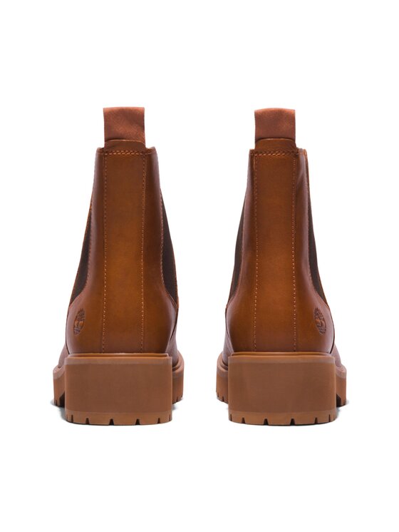 Timberland Timberland Kotníková obuv s elastickým prvkem Carnaby Cool Basic Chlsea TB0A41E6F131 Hnědá