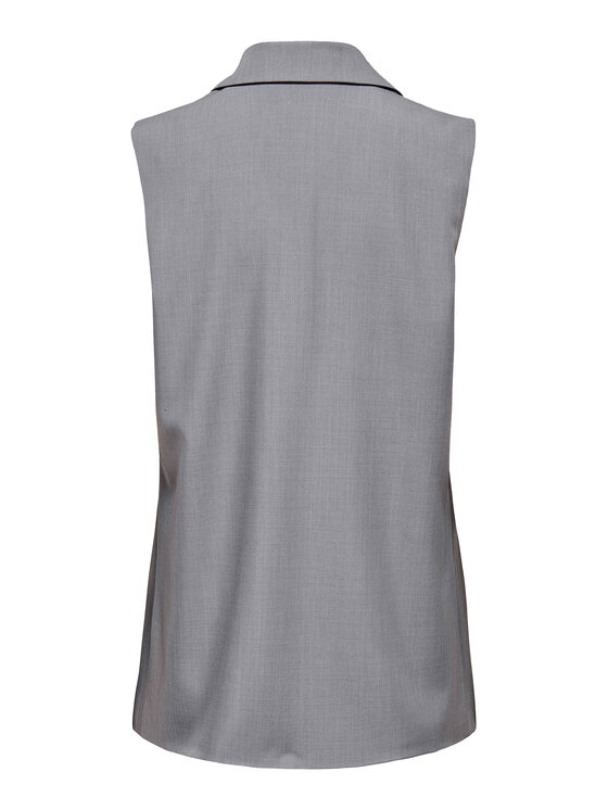 ONLY ONLY Mellény Marine 15338353 Szürke Straight Fit