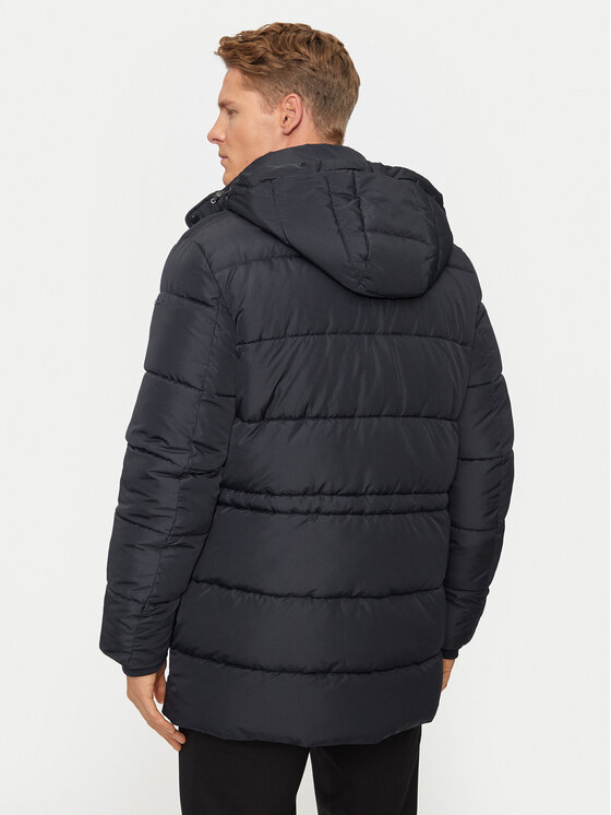Geox Geox Žieminė striukė Leitan M4628B T3144 F1624 Tamsiai mėlyna Regular Fit
