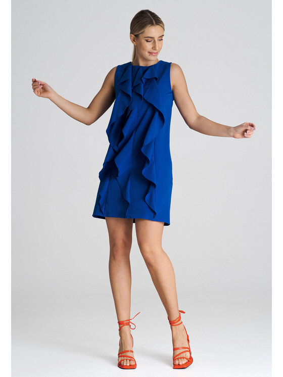 FIGL FIGL Vestito da giorno M1002 Blu Regular Fit
