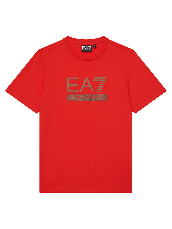 EA7 Emporio Armani EA7 Emporio Armani T-särk 7B000350 AF10375 U5005 Punane Regular Fit