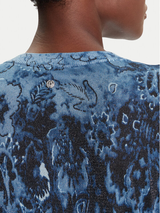 Desigual Desigual Kardigan Kassidy 25WWJF12 Modrá Regular Fit