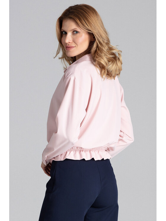 FIGL FIGL Koszula M647 Różowy Regular Fit