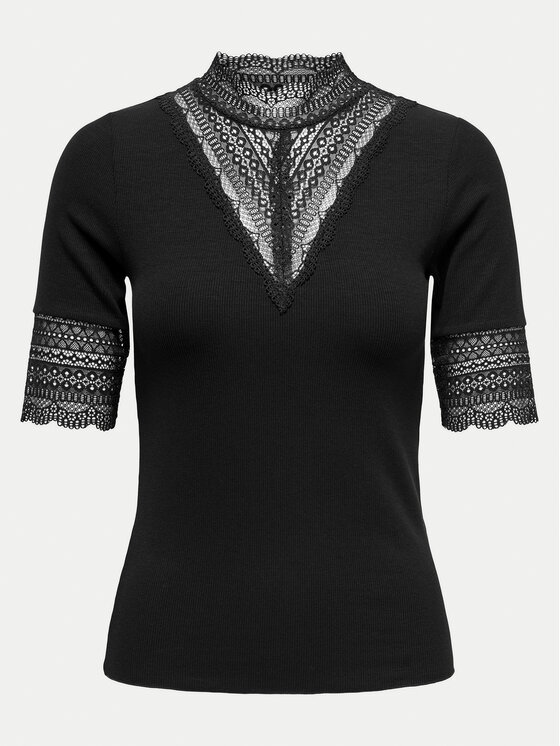 ONLY ONLY Halenka Tilde 15335353 Černá Slim Fit