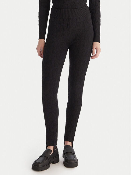 MICHAEL Michael Kors MICHAEL Michael Kors Colanți MF530W7JWV Negru Slim Fit