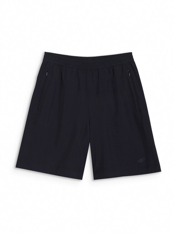 4F 4F Bavlnené šortky BEACHWEAR BASIC Čierna Regular Fit