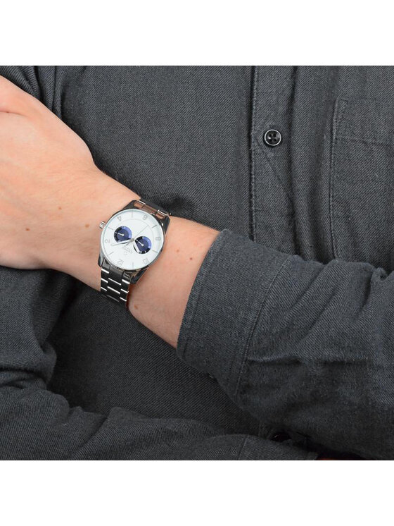 Obaku Obaku Zegarek V171GMCWSC Srebrny