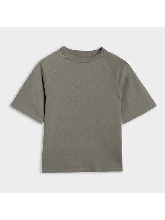 4F 4F T-Shirt 4FJWAW25TTSHM2411-23S Szary Active Fit