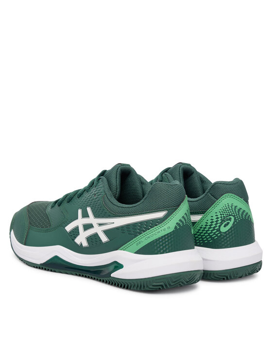 Asics Asics Boty na tenis Gel-Dedicate 8 Clay 1041A448 Zelená