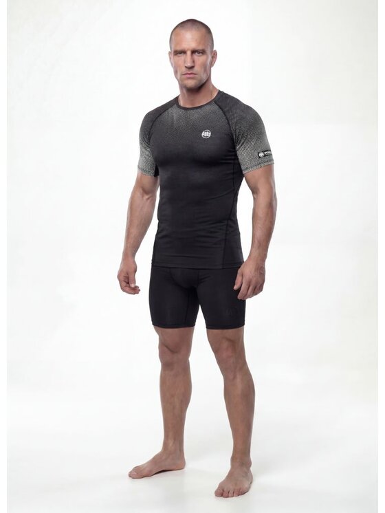 PITBULL PITBULL Koszulka techniczna RANKED Czarny Regular Fit