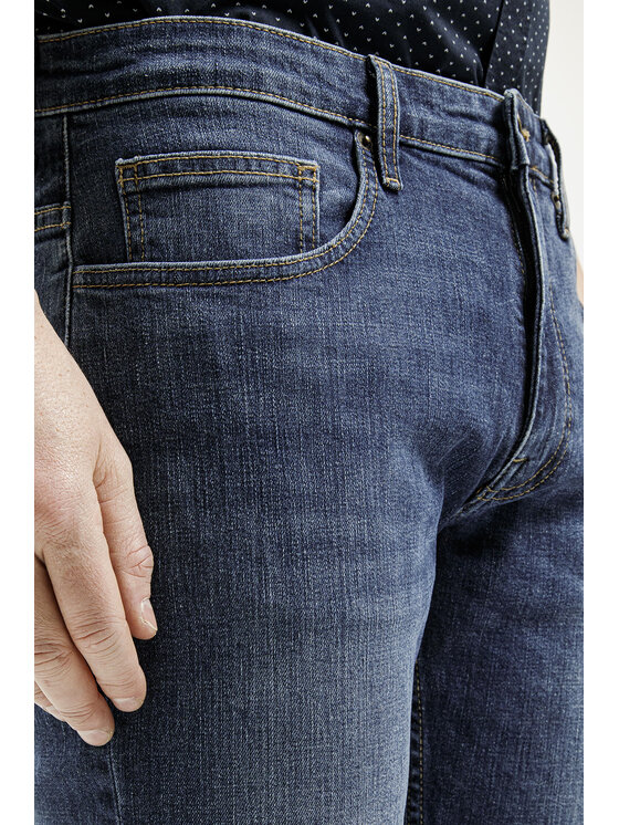 Cross Jeans Cross Jeans Jeansy C 132-147 Niebieski Straight Leg