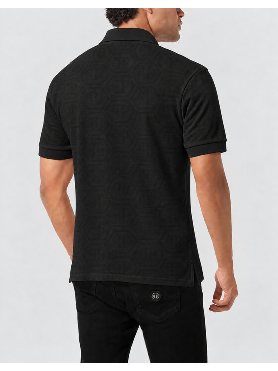 PHILIPP PLEIN PHILIPP PLEIN Polokošeľa 31668 Čierna Slim Fit