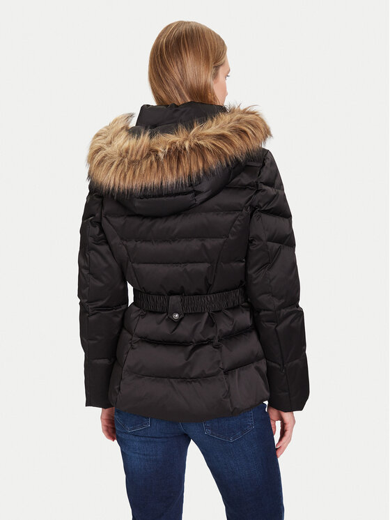 Guess Guess Vatovaná bunda W5BL31 W2802 Černá Regular Fit