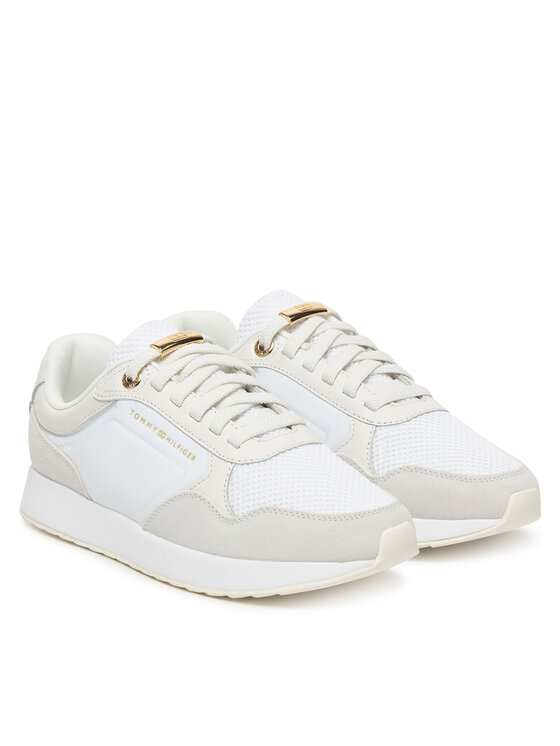Tommy Hilfiger Tommy Hilfiger Sneakersy Th Chic Eva Runner Mesh FW0FW09465 Beżowy