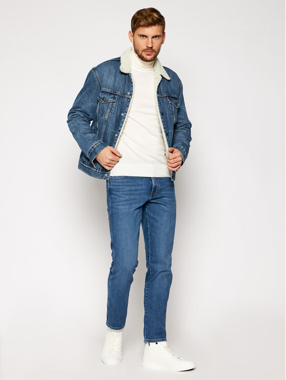 Wrangler Wrangler Jeansy Texas W12SU5238 112126519 Granatowy Authentic Slim Fit