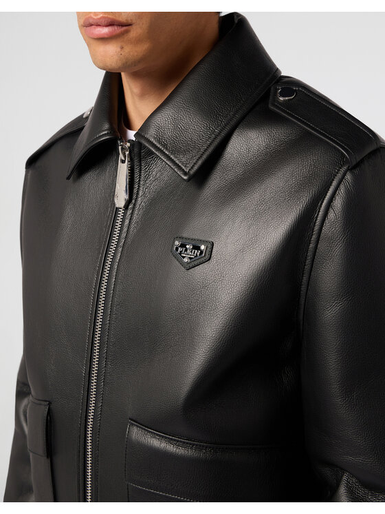 PHILIPP PLEIN PHILIPP PLEIN Giubbotto piumino 31477 Nero Regular Fit