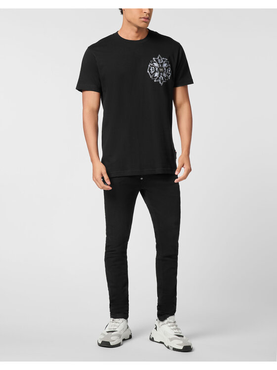 PHILIPP PLEIN PHILIPP PLEIN T-Shirt 26169 Czarny Regular Fit