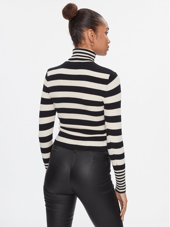 Vero Moda Vero Moda Rollkragenpullover 10290946 Schwarz Slim Fit